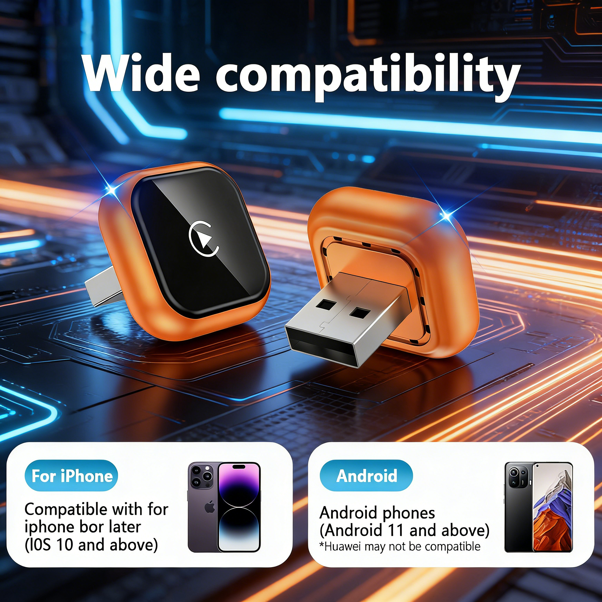 Travel Plug Type C - 2026new CarPlay Wireless2 in 1 Wireless