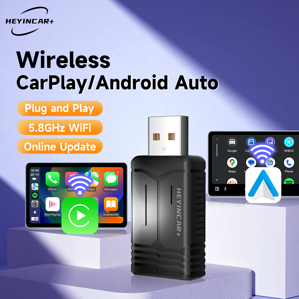 Travel Plug Type C - HEYINCAR Wireless CarPlay Apapter USB CarPlay