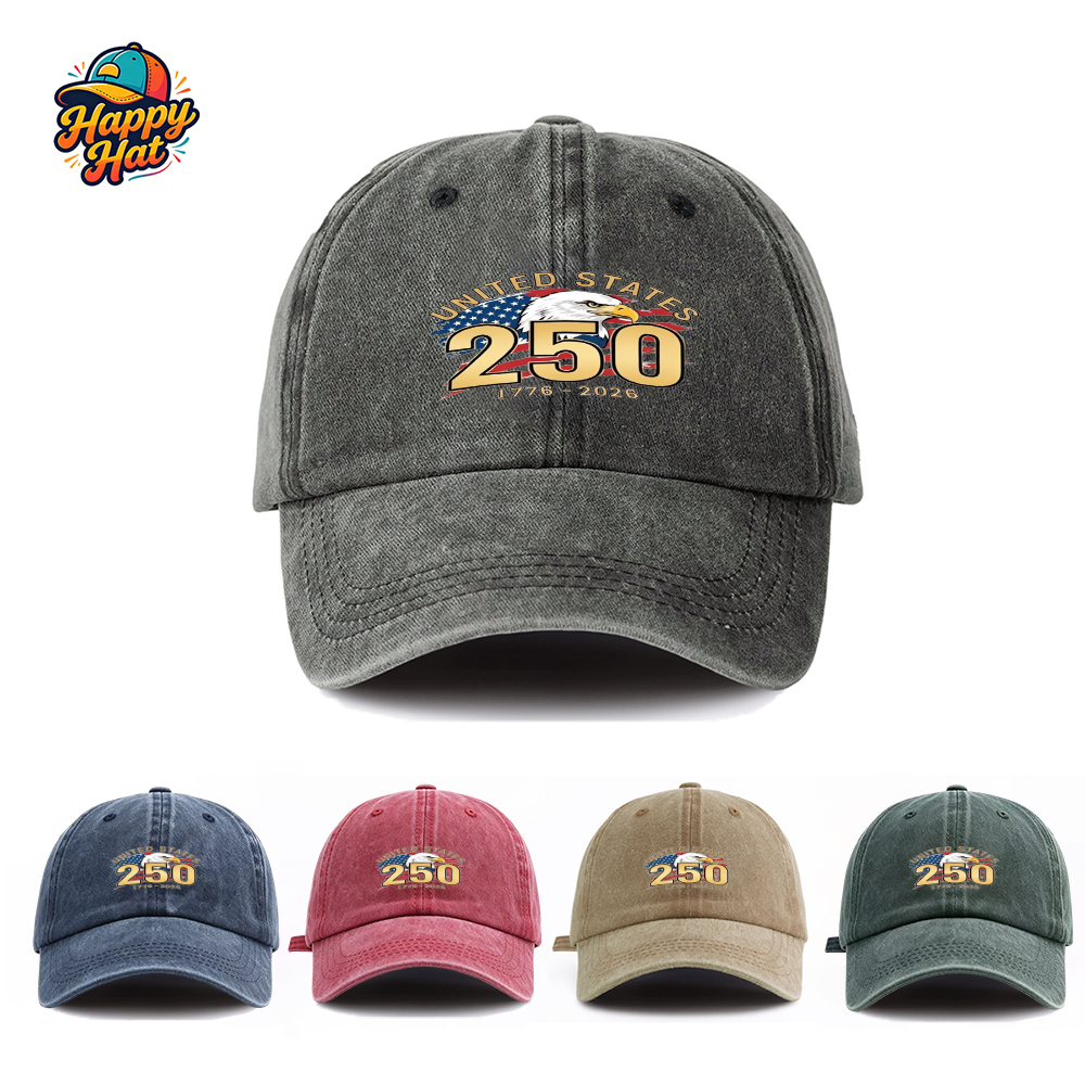 Travel Accessories July - 1PC Vintage Washed Baseball Cap United