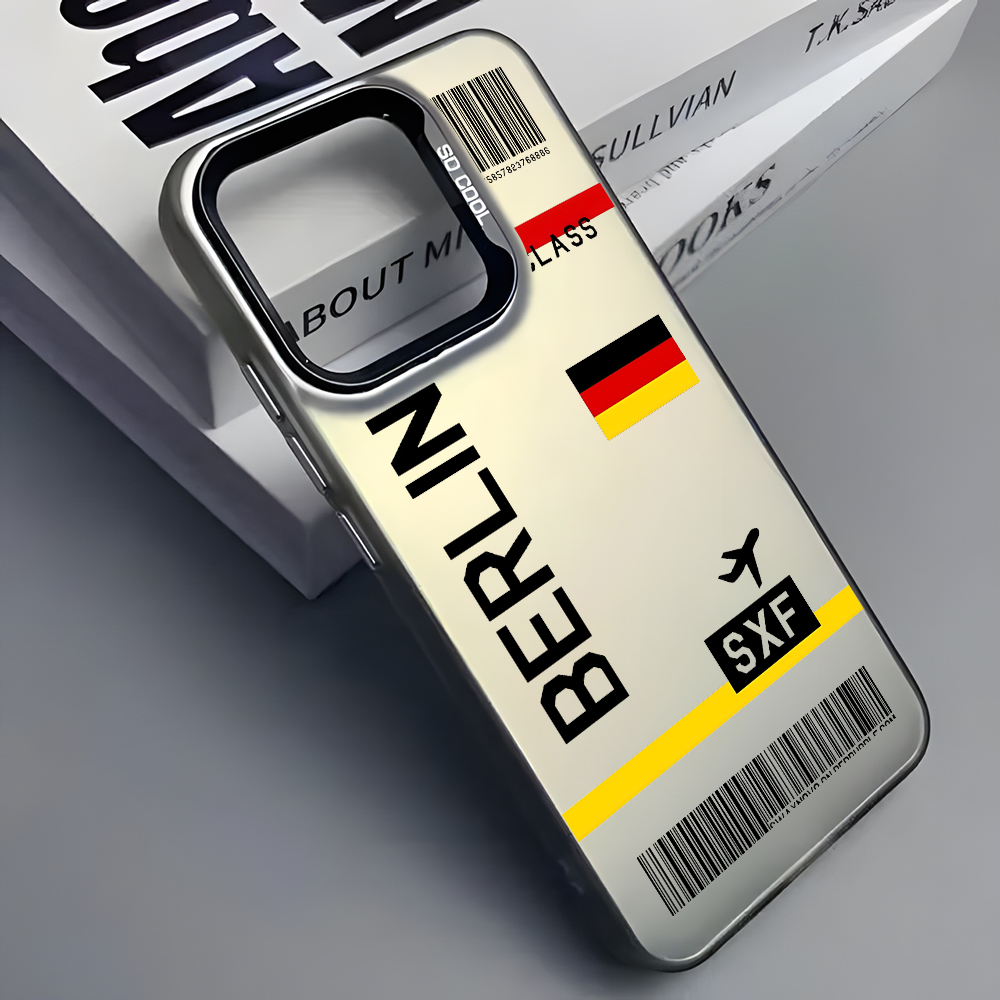 Travel Accessories Iphone - germany plane travel ticket Phone Case