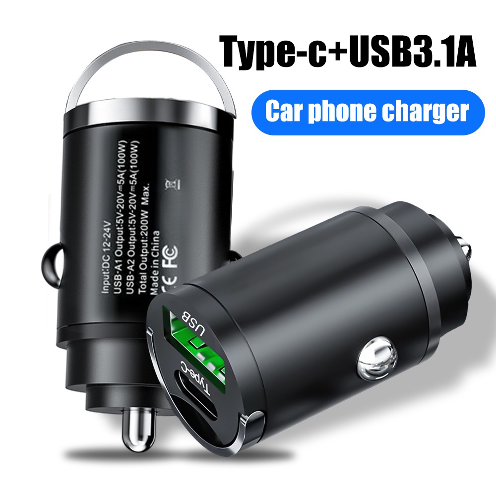 Travel Plug Type C - 100W USB Car Charger Type C