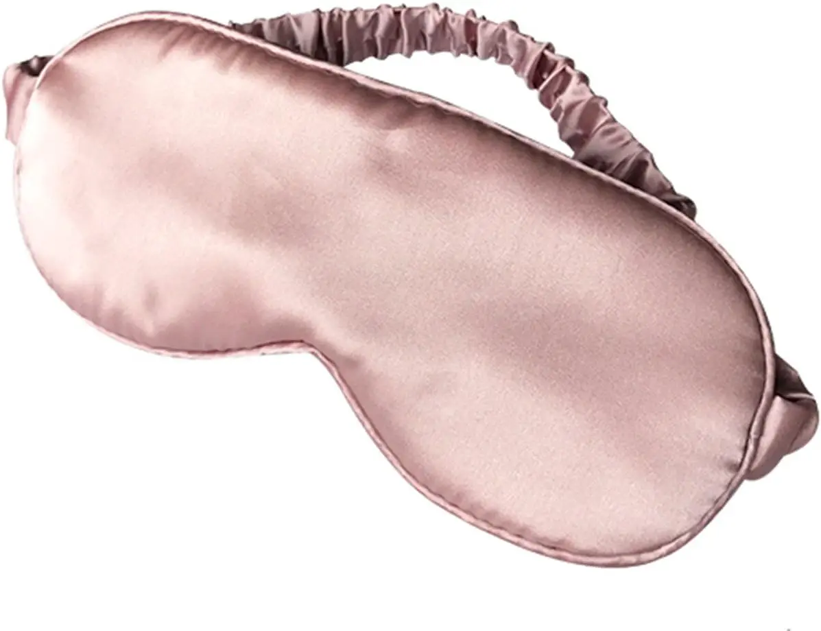 Eye Mask Sleep Travel - Pink Mulberry Silk Eye Mask with