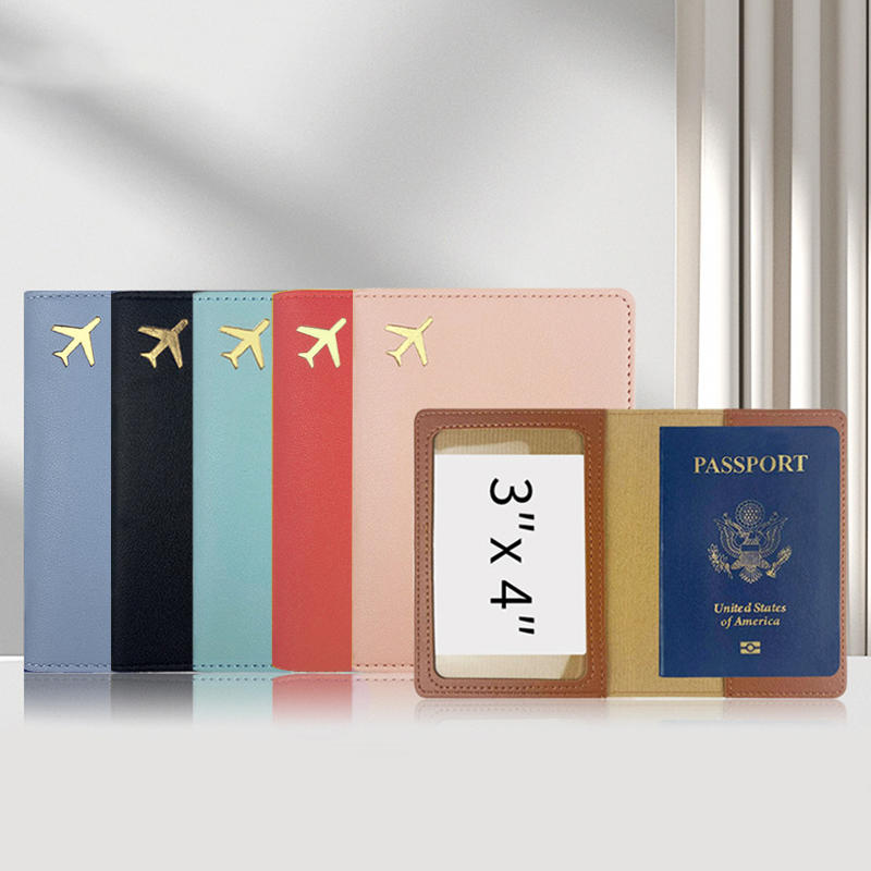 Qantas Travel Accessories - 1/3Pcs Travel PU Passport Cover Simple