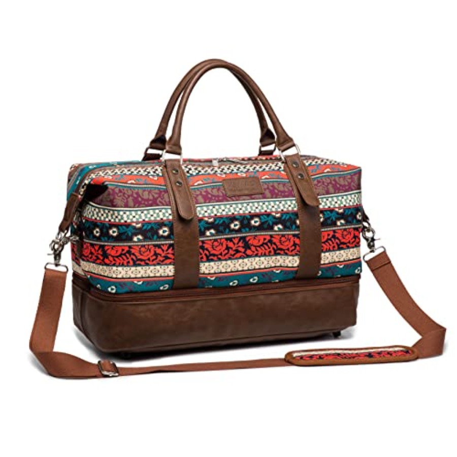 Shoe Bag Travel - Garment Bag with Shoes Compartment, Duffel