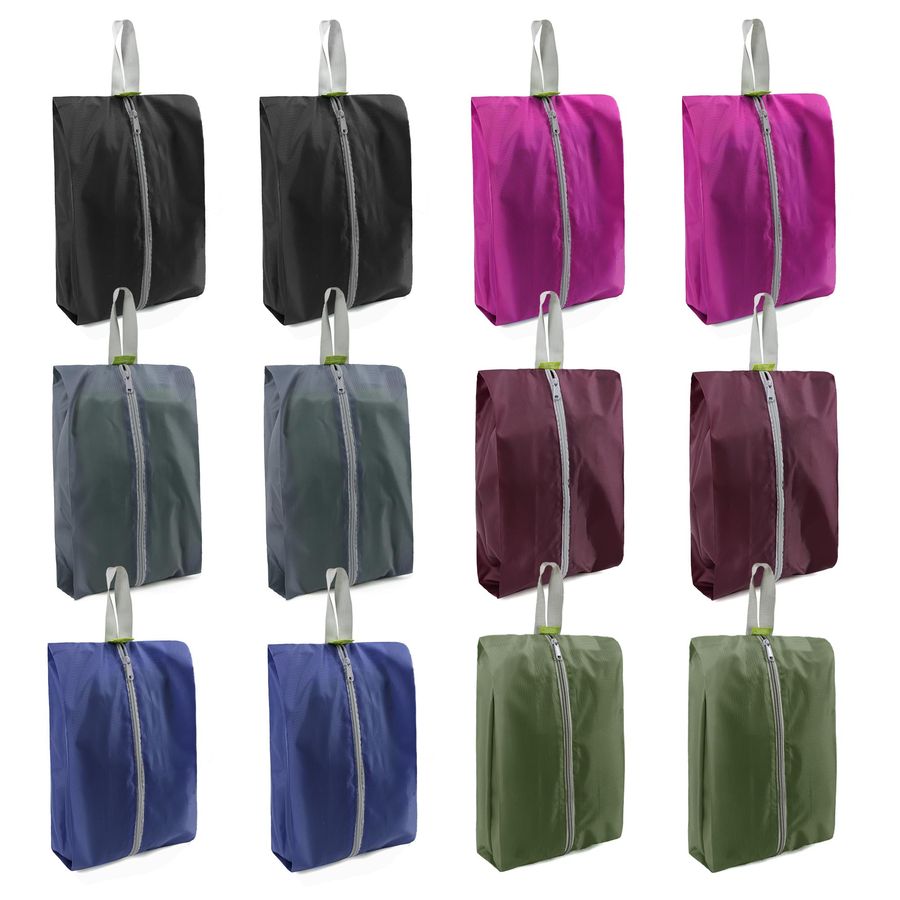 Shoe Bag Travel - 12Pack Travel Shoe Bags, Flower amp