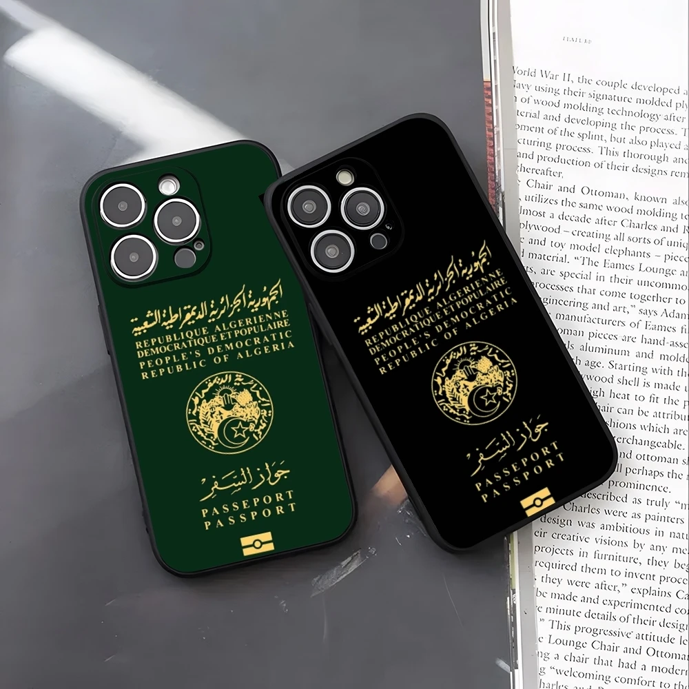 Algeria Map Flag Passport Phon - Travel Accessories Iphone 评论和价格
