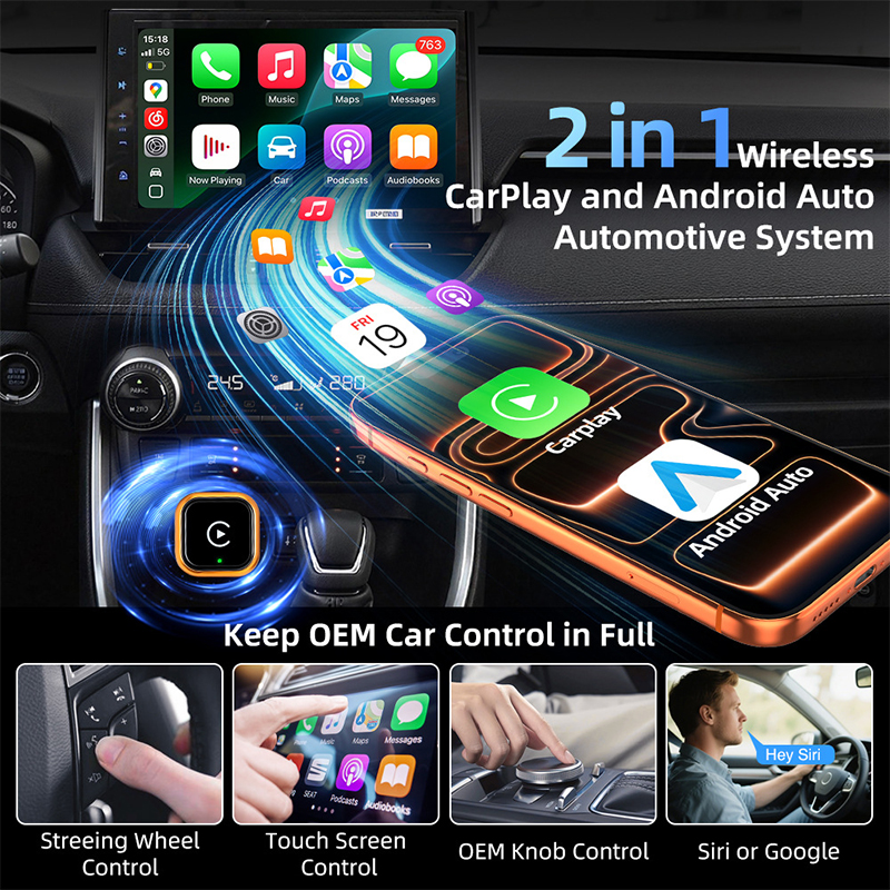 2026new CarPlay Wireless2 in 1 - Travel Plug Type C 评论和价格