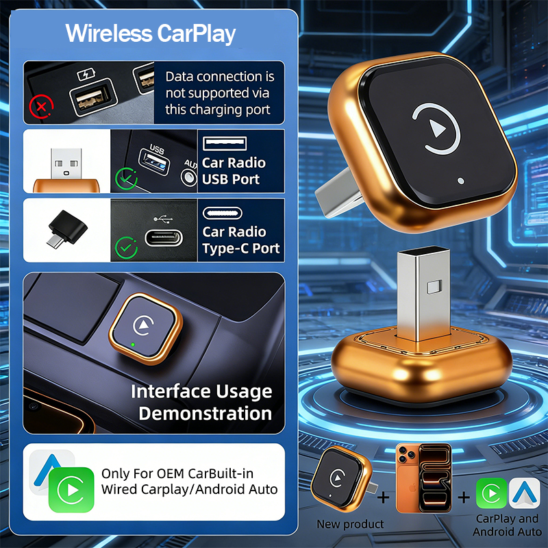2026new CarPlay Wireless2 in 1 - Travel Plug Type C 评论和价格