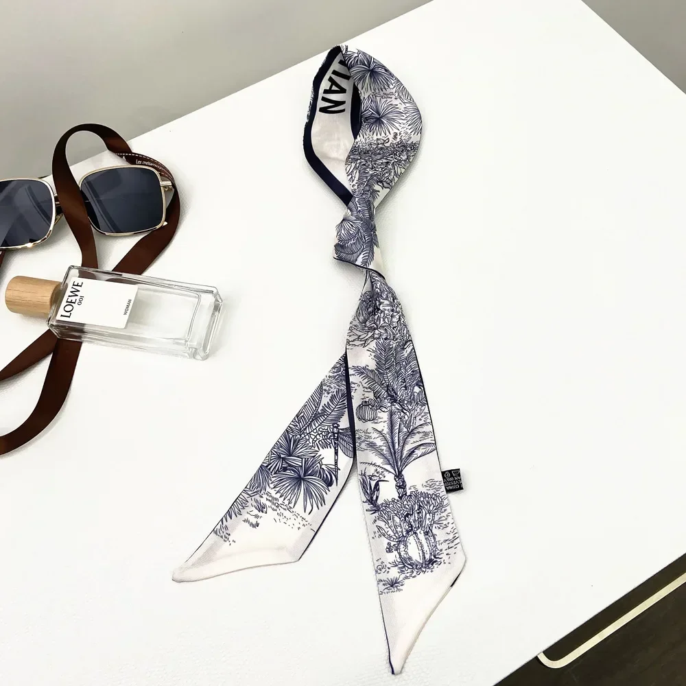 Extended Ribbon Scarf, Silk Ha - Travel Accessories Deals 评论和价格