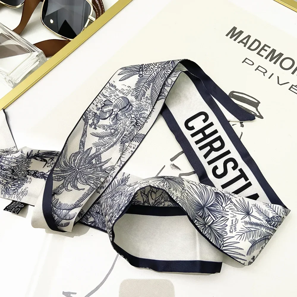 Extended Ribbon Scarf, Silk Ha - Travel Accessories Deals 评论和价格