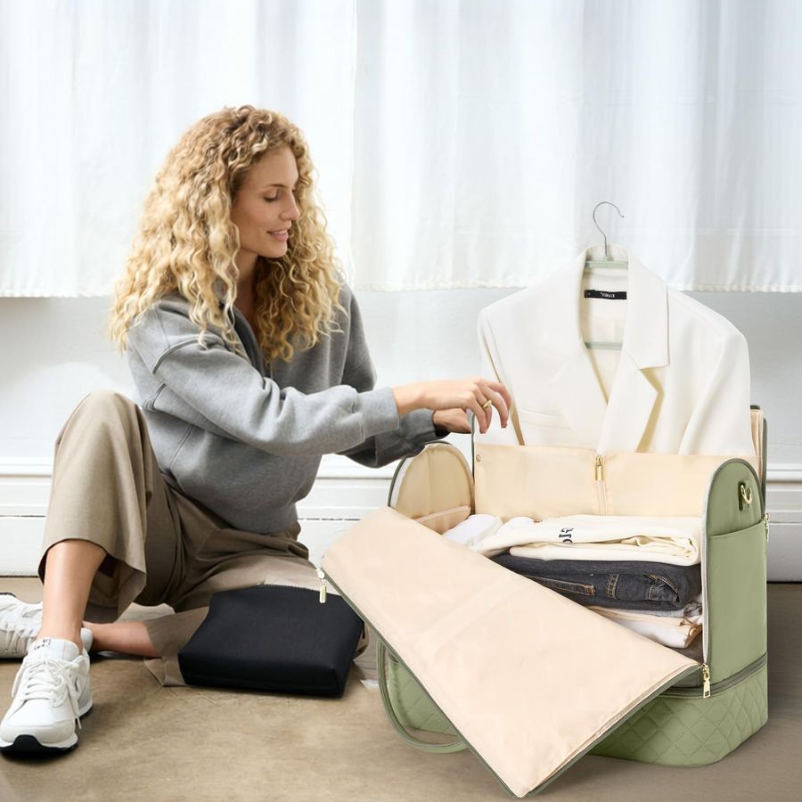 Convertible Garment Duffel Bag - Shoe Bag Travel 评论和价格