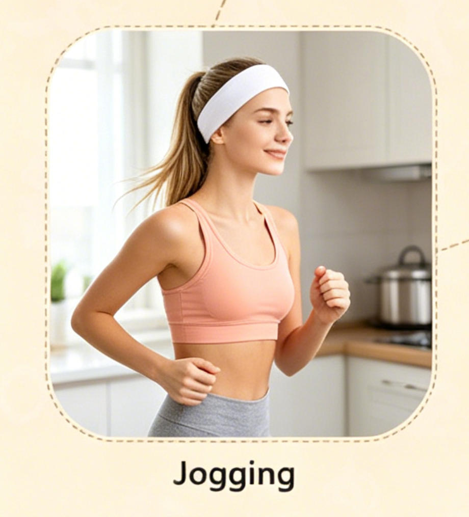 Women White Elastic Yoga Headb - Travel Yoga Accessories 评论和价格