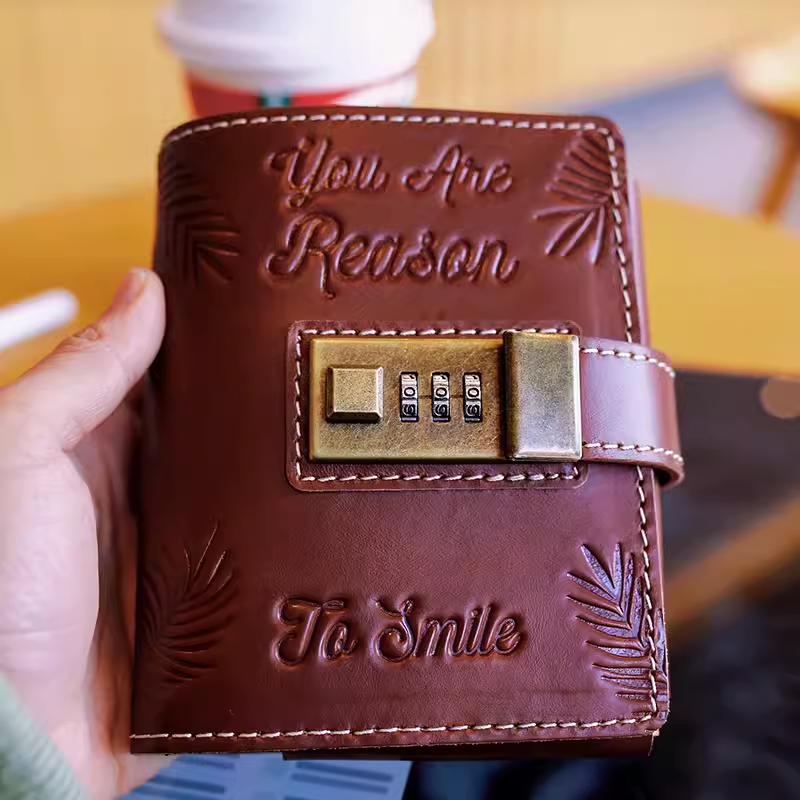 Handmade Genuine Leather Binde - Travel Journal Accessories 评论和价格