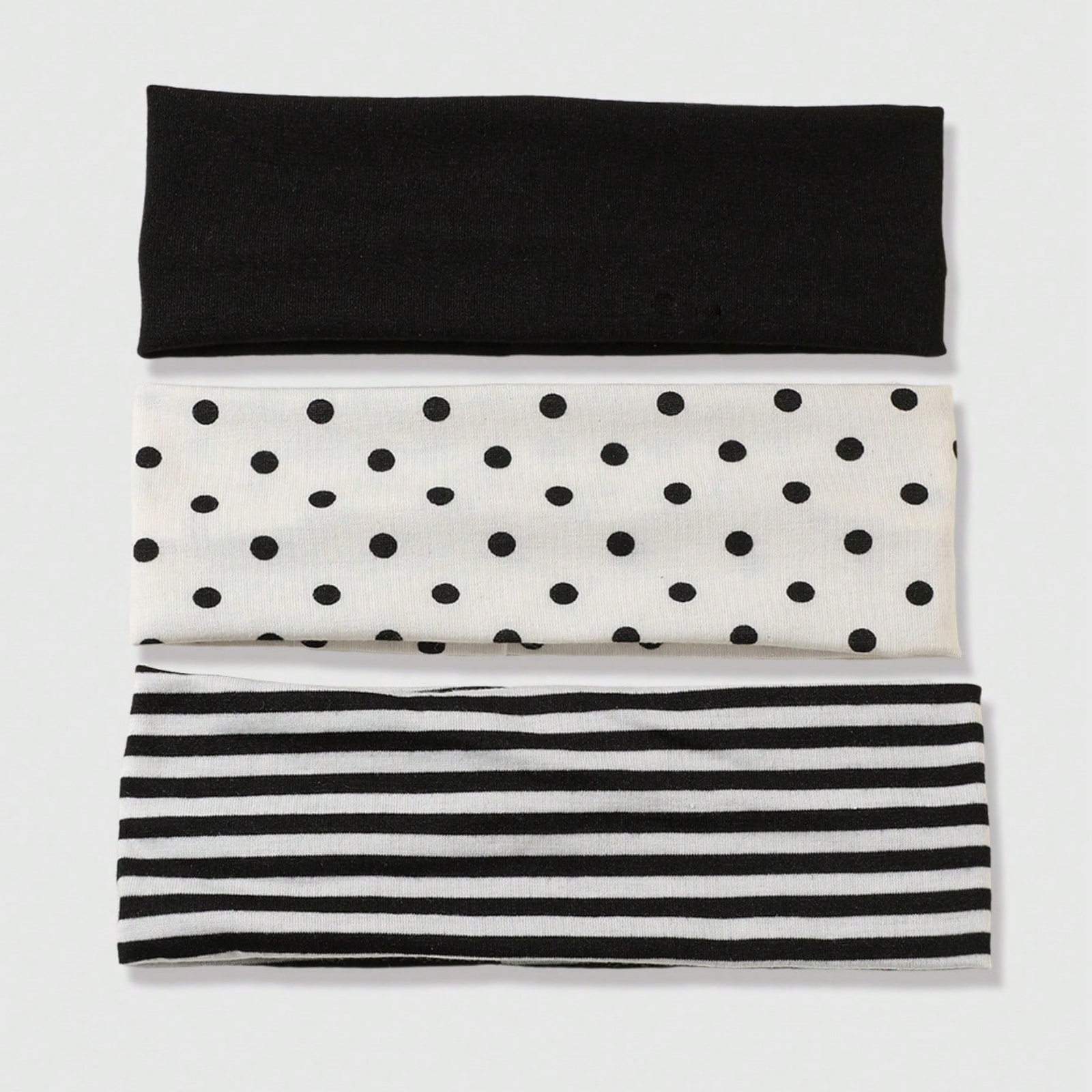3Pcs Black & White Polka Dot S - Travel Yoga Accessories 评论和价格