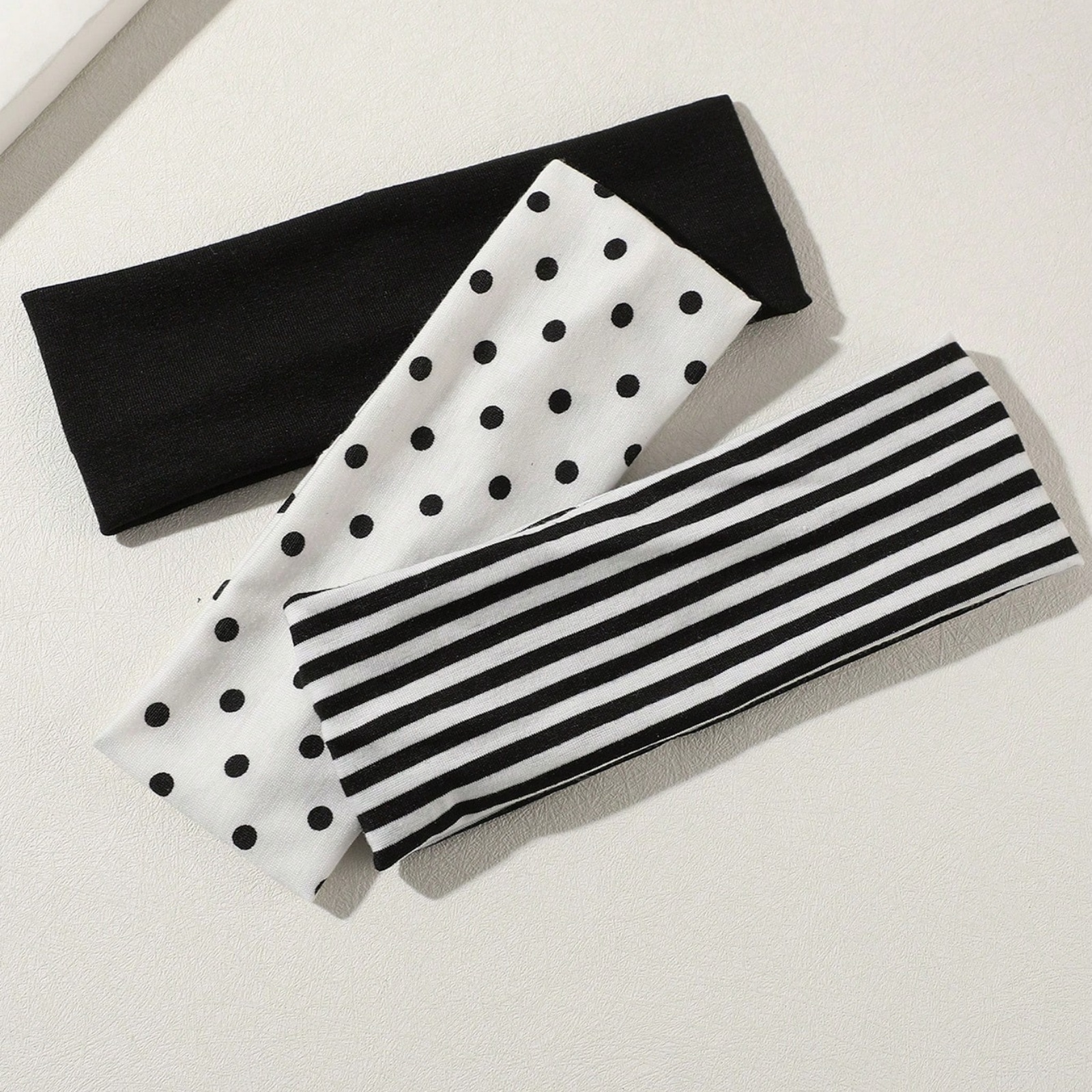 3Pcs Black & White Polka Dot S - Travel Yoga Accessories 评论和价格