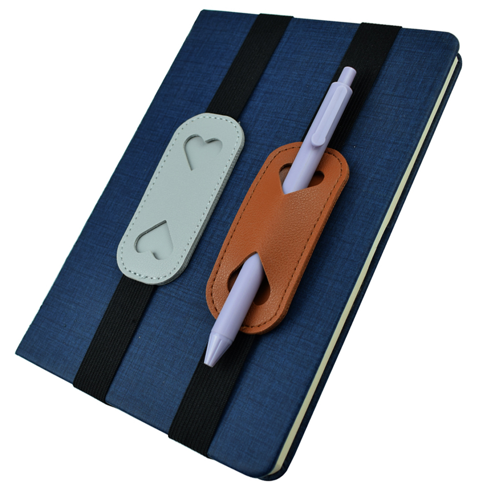 Elastic PU Leather Pen Holder  - Travel Journal Accessories 评论和价格