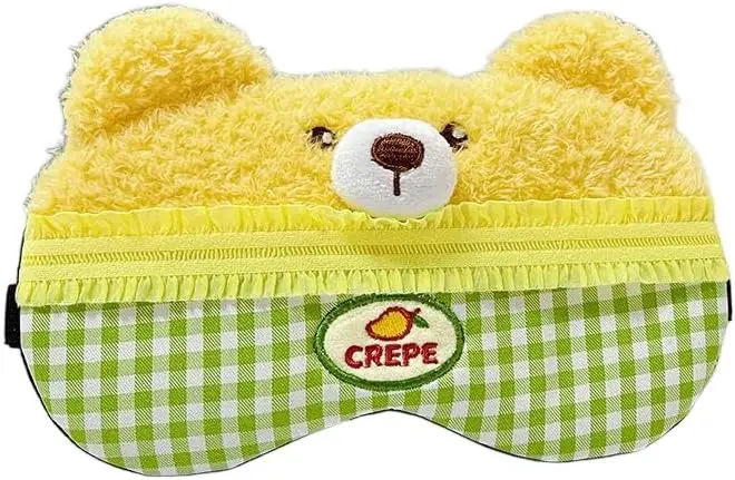 Cute Plush Sleep Eye Mask, Lig - Eye Mask Sleep Travel 评论和价格