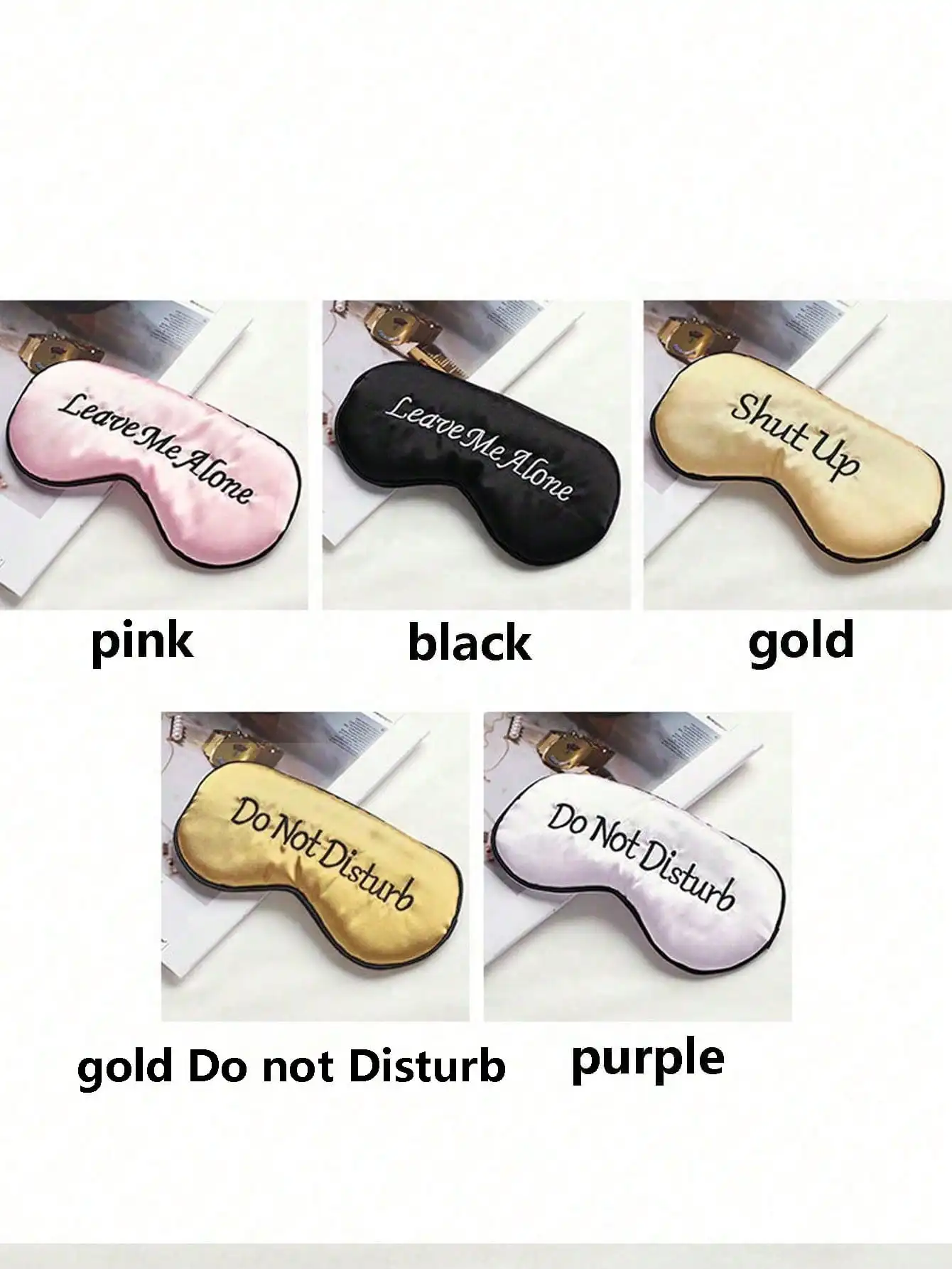 1pc/2pcs Funny Silk Sleeping E - Eye Mask Sleep Travel 评论和价格