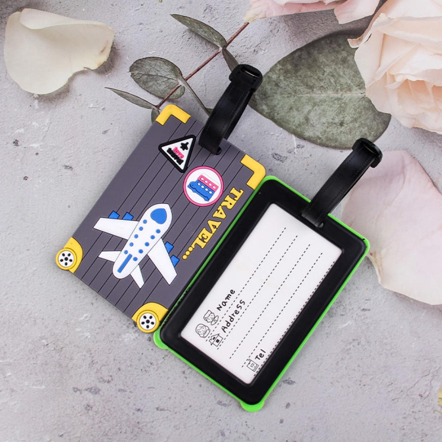 Soft PVC Luggage Tags Plane Pa - Qantas Travel Accessories 评论和价格
