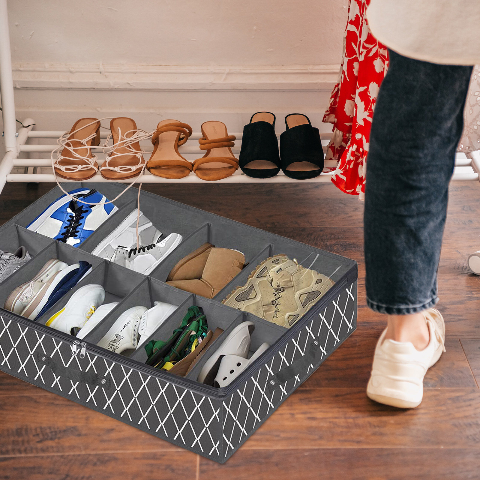 Underbed Shoe Organizer Travel - Shoe Bag Travel 评论和价格