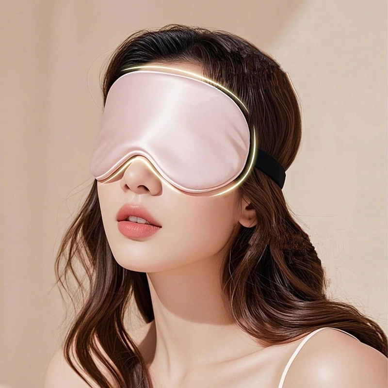 Double-Sided Silk Sleeping Eye - Eye Mask Sleep Travel 评论和价格