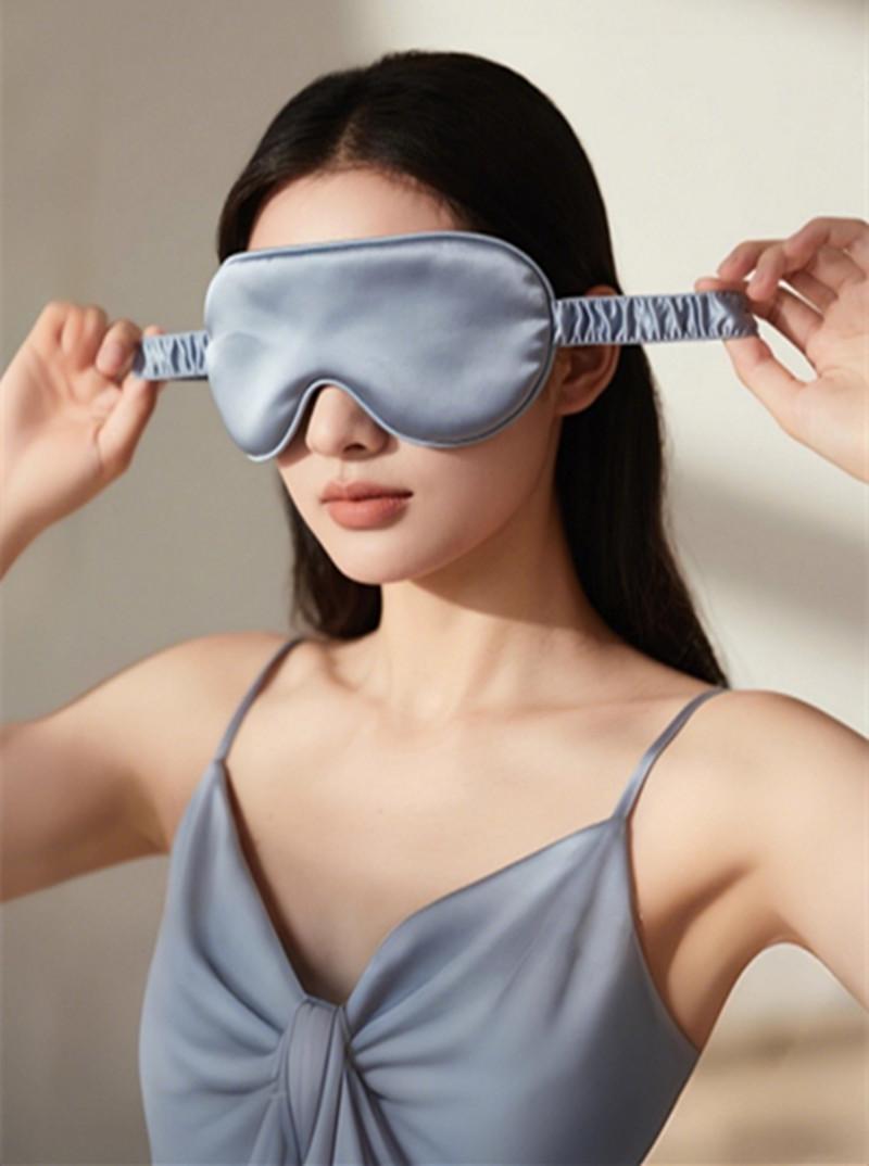 Double-Sided Silk Sleeping Eye - Eye Mask Sleep Travel 评论和价格