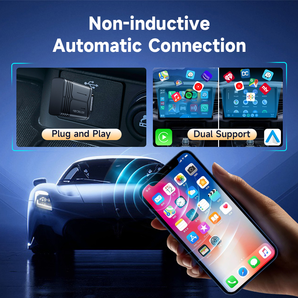 HEYINCAR Wireless CarPlay Apap - Travel Plug Type C 评论和价格