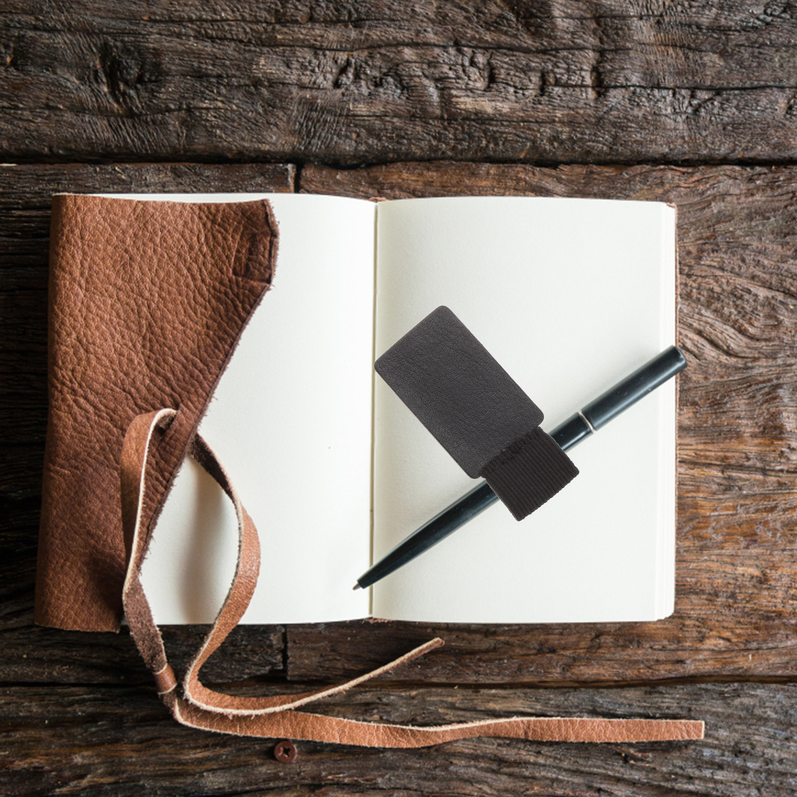 4Pcs Black Elastic Pen Clip No - Travel Journal Accessories 评论和价格