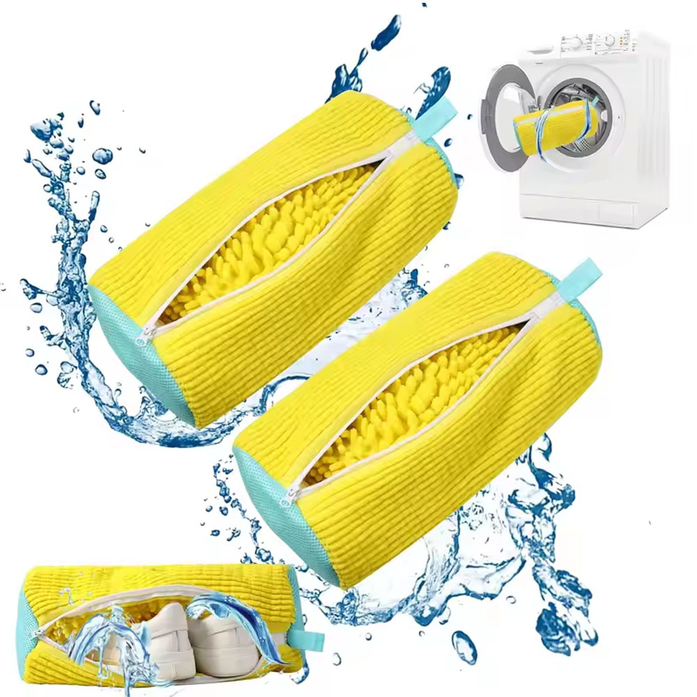 2PCS Chenille Shoe Laundry Bag - Shoe Bag Travel 评论和价格