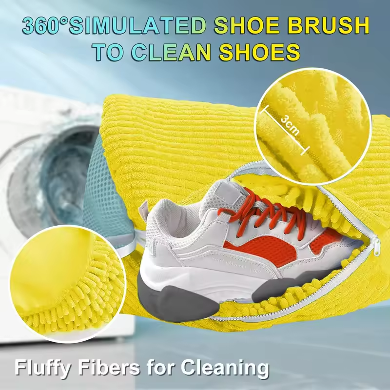 2PCS Chenille Shoe Laundry Bag - Shoe Bag Travel 评论和价格