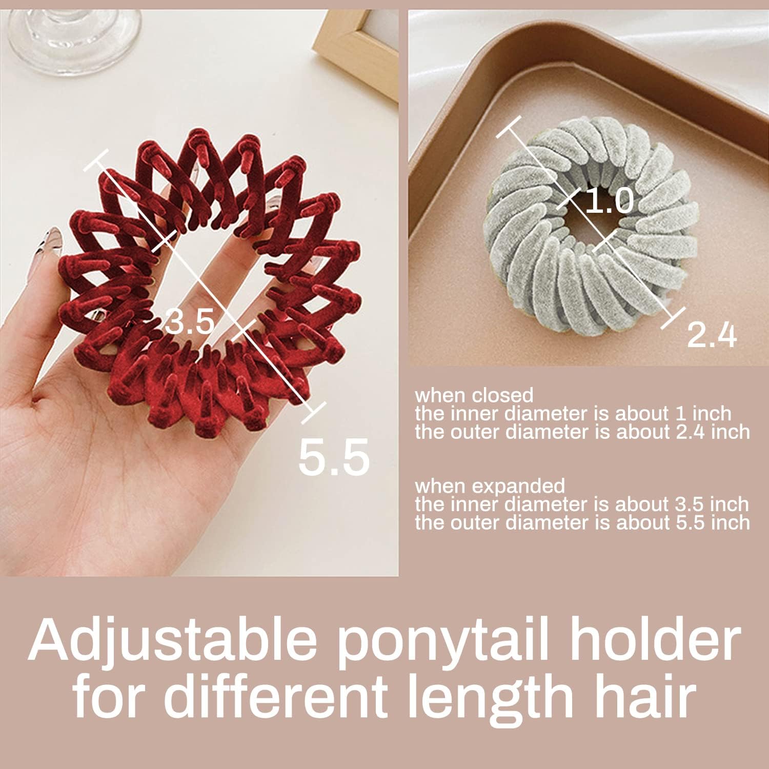 Bird Nest Velvet Magic Hair Cl - Travel Yoga Accessories 评论和价格
