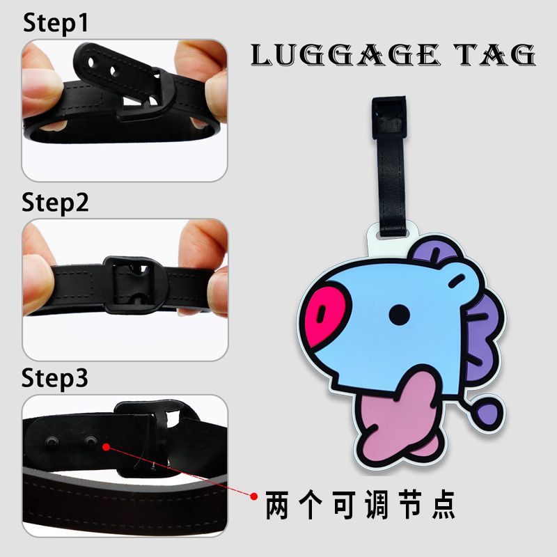 BT21 cartoon cute keychain Kaw - Travel Accessories Deals 评论和价格