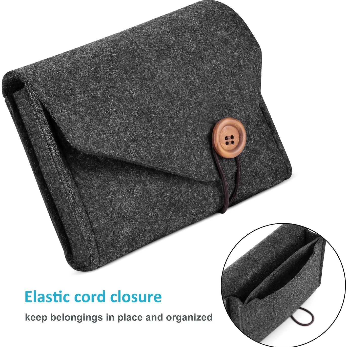 Portable Felt Storage Bag Outd - Travel Accessories Needed 评论和价格