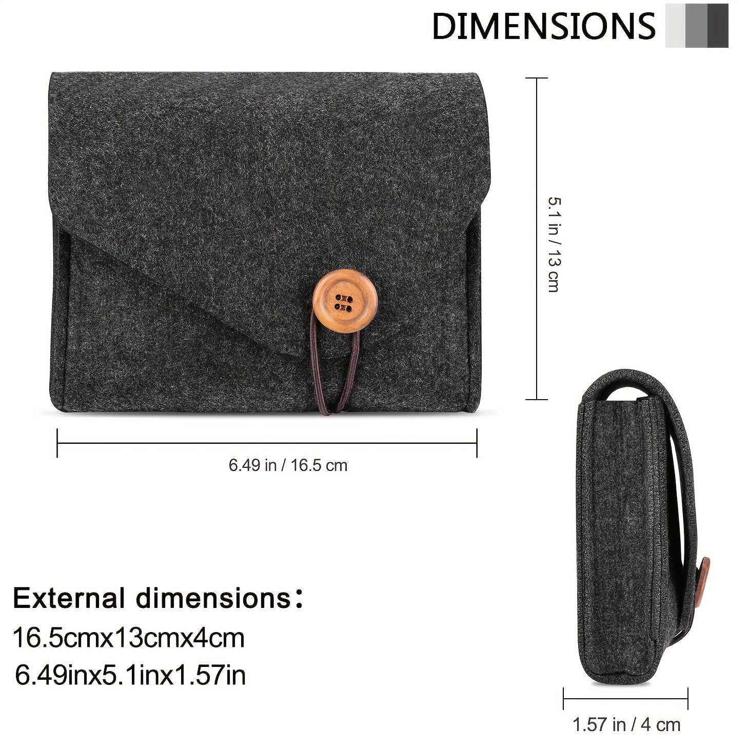 Portable Felt Storage Bag Outd - Travel Accessories Needed 评论和价格
