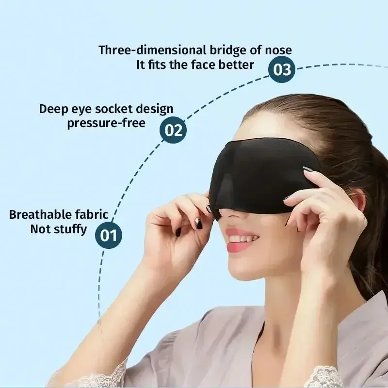 Sleeping Mask Cover Slaapmaske - Eye Mask Sleep Travel 评论和价格
