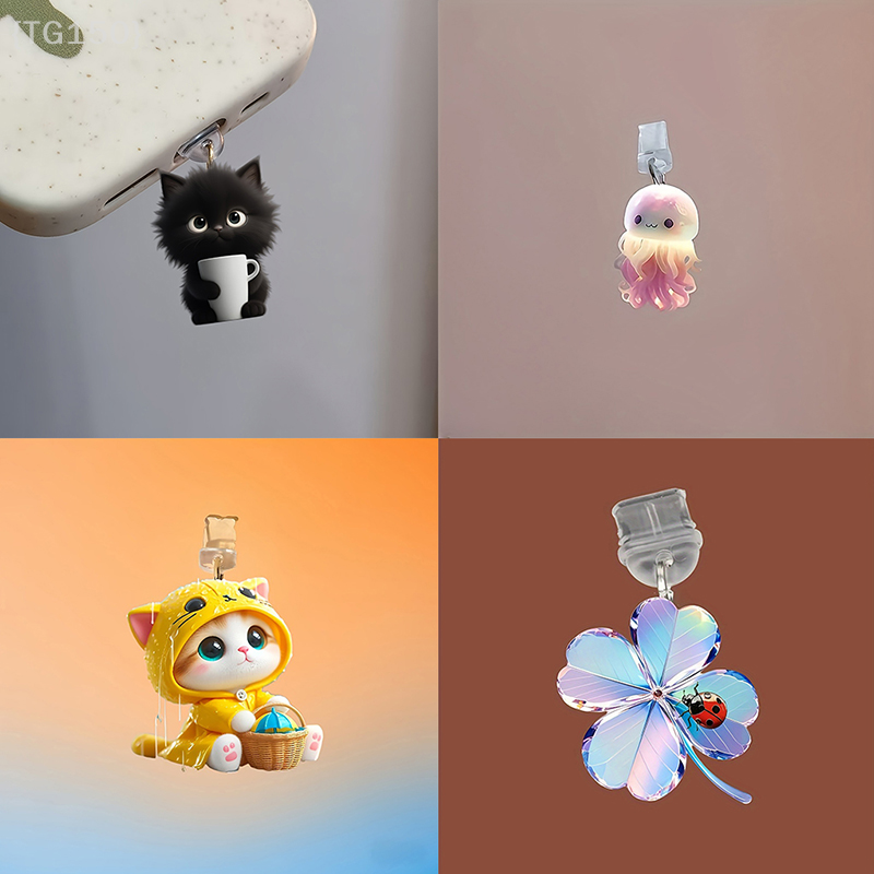 Mobile Phone Dust Plug Pendant - Travel Plug Type C 评论和价格
