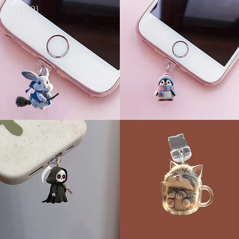Mobile Phone Dust Plug Pendant - Travel Plug Type C 评论和价格