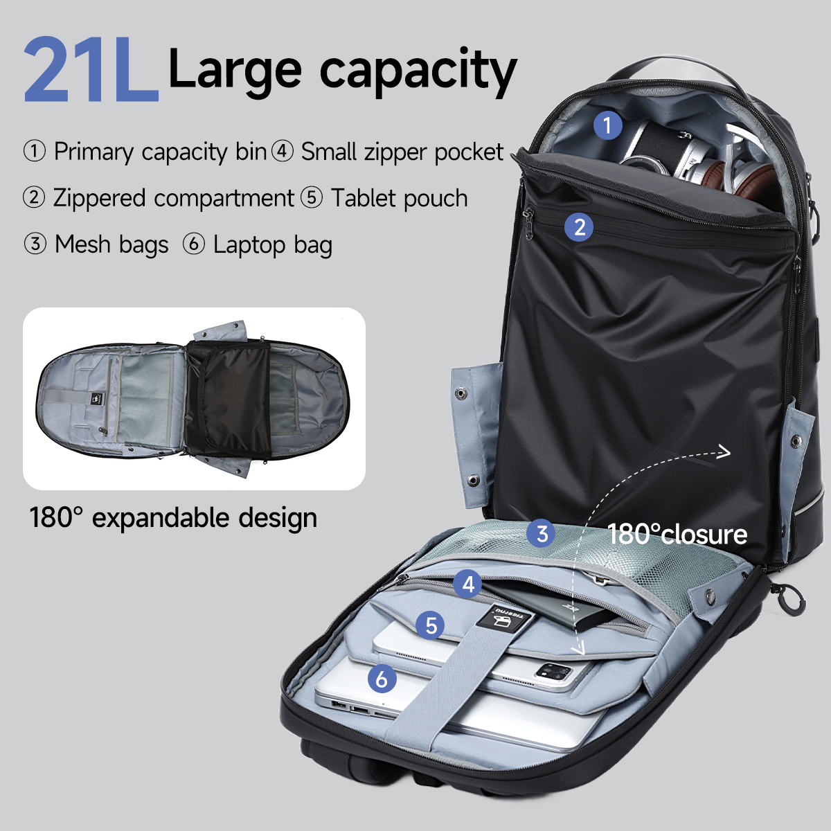 Tigernu Fashion Backpack Men T - Shoe Bag Travel 评论和价格