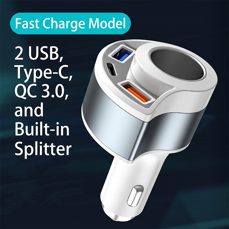 Fast Charging Multi Port Vehic - Travel Plug Type C 评论和价格