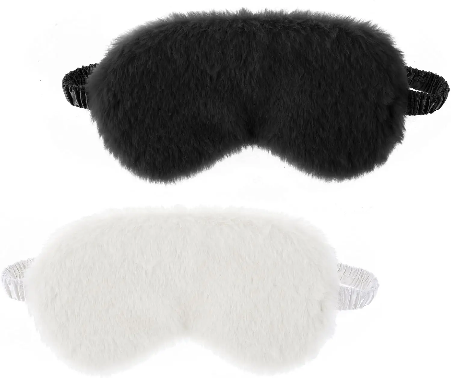 Soft Adjustable Faux Fur Eye M - Eye Mask Sleep Travel 评论和价格