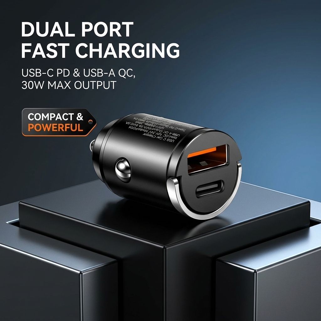 Flush Fit Mini Car Charger 100 - Travel Plug Type C 评论和价格