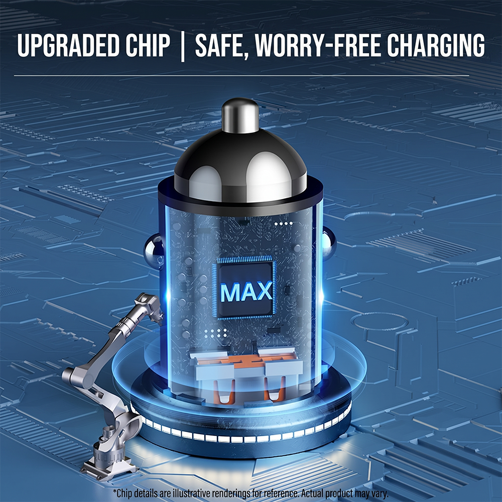 Flush Fit Mini Car Charger 100 - Travel Plug Type C 评论和价格