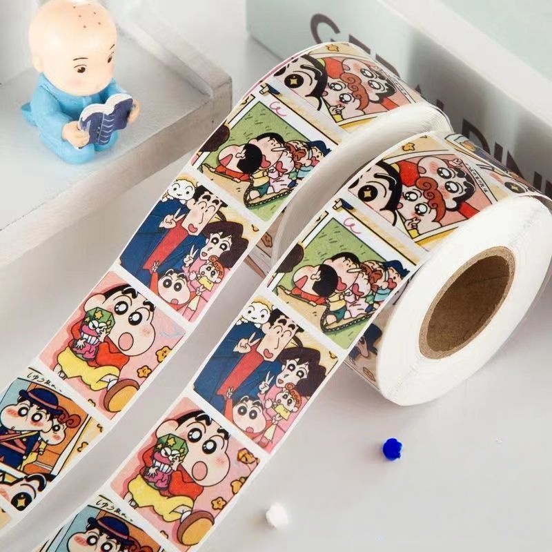 500PCS/Roll Crayon Shin-chan A - Travel Journal Accessories 评论和价格