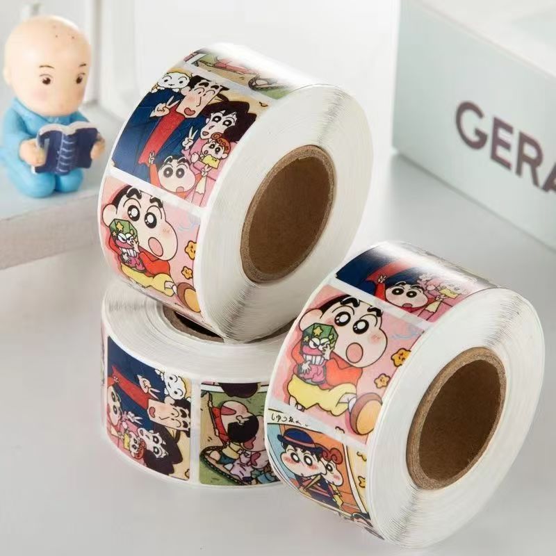 500PCS/Roll Crayon Shin-chan A - Travel Journal Accessories 评论和价格