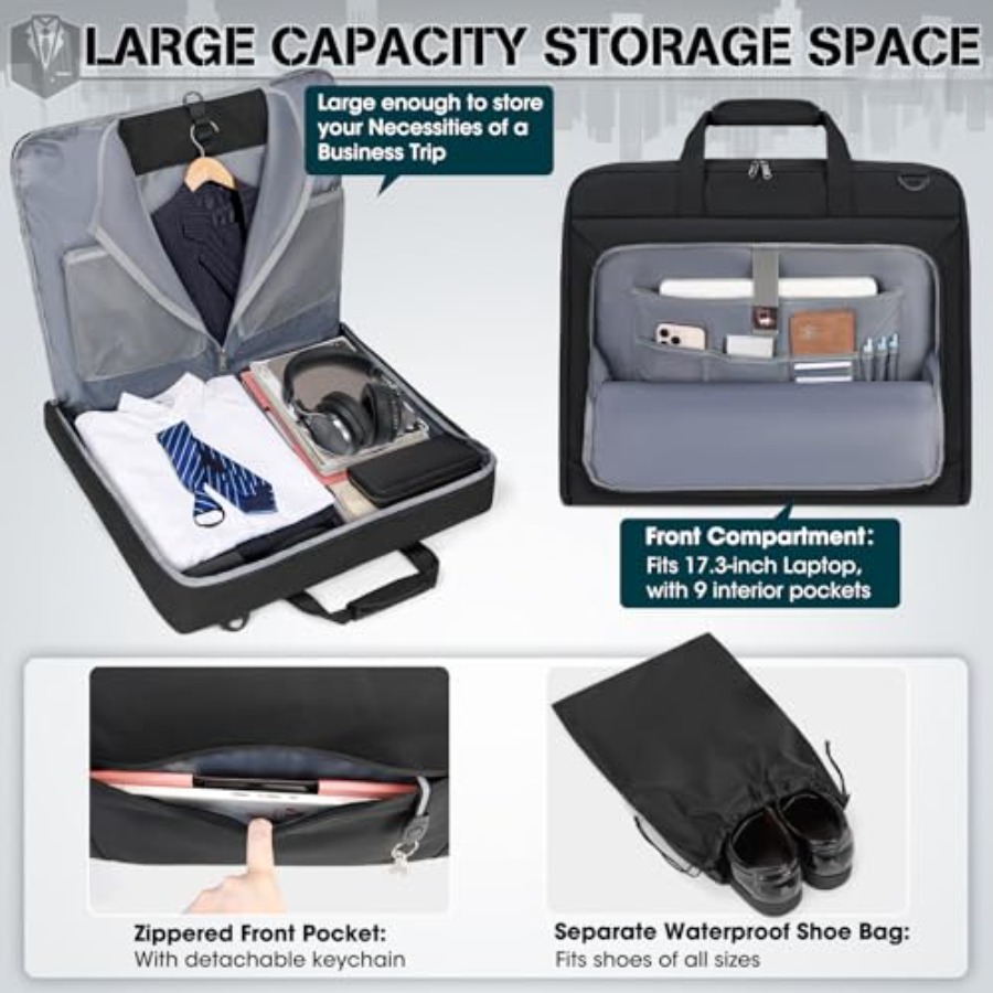 Garment Bags for Travel Carry  - Shoe Bag Travel 评论和价格