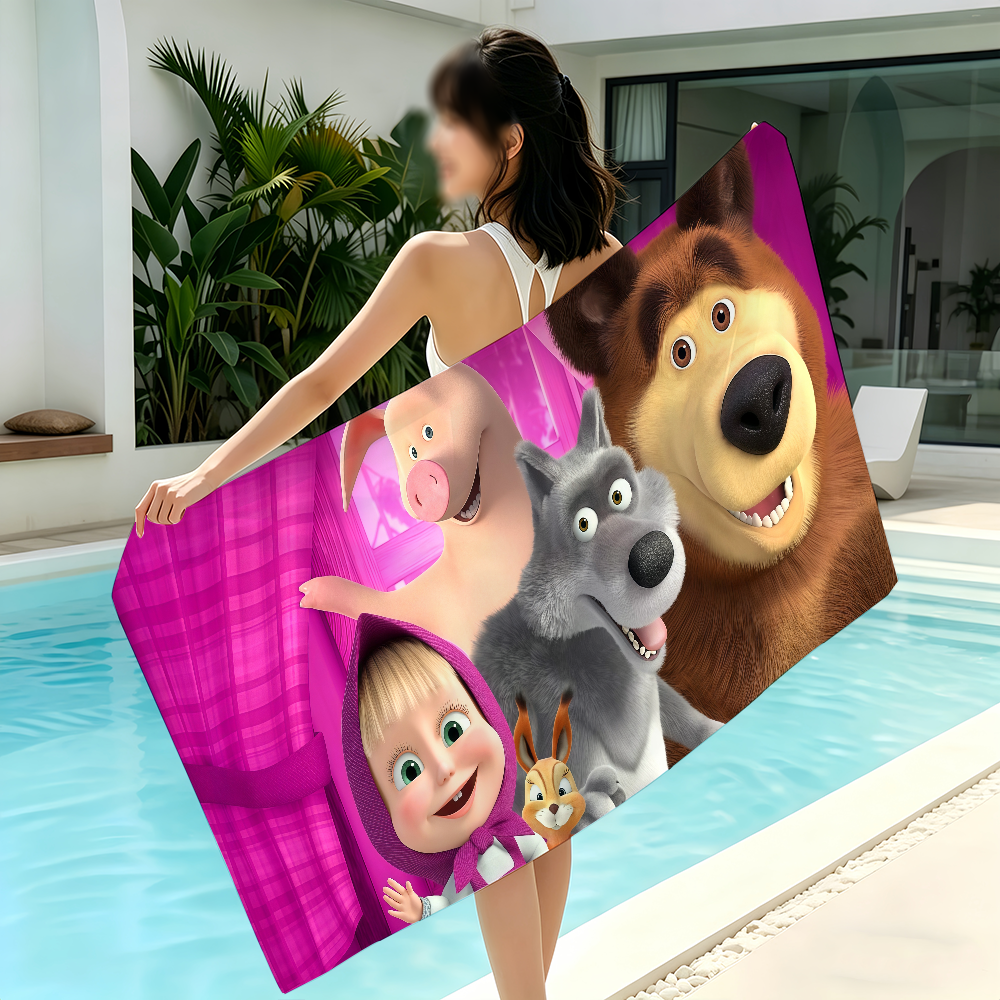 Cartoon Masha and The Bear Tow - Travel Yoga Accessories 评论和价格