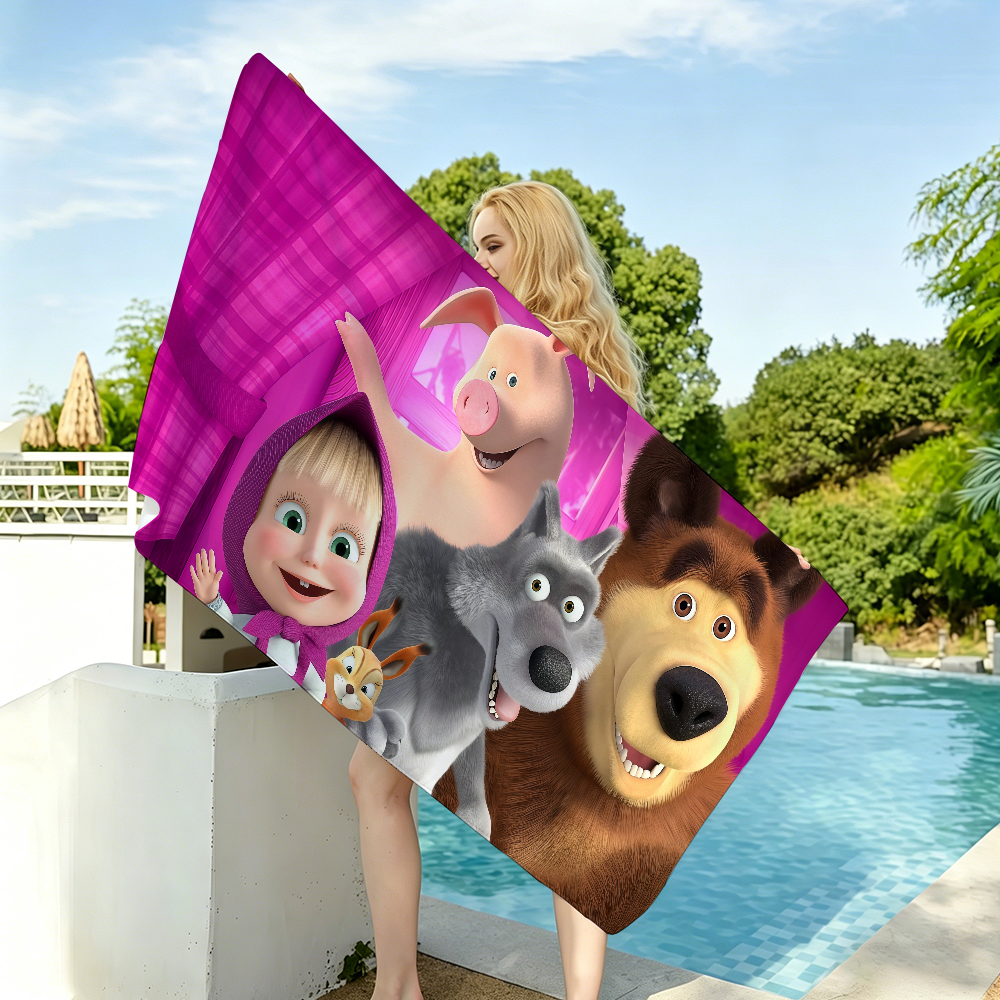 Cartoon Masha and The Bear Tow - Travel Yoga Accessories 评论和价格