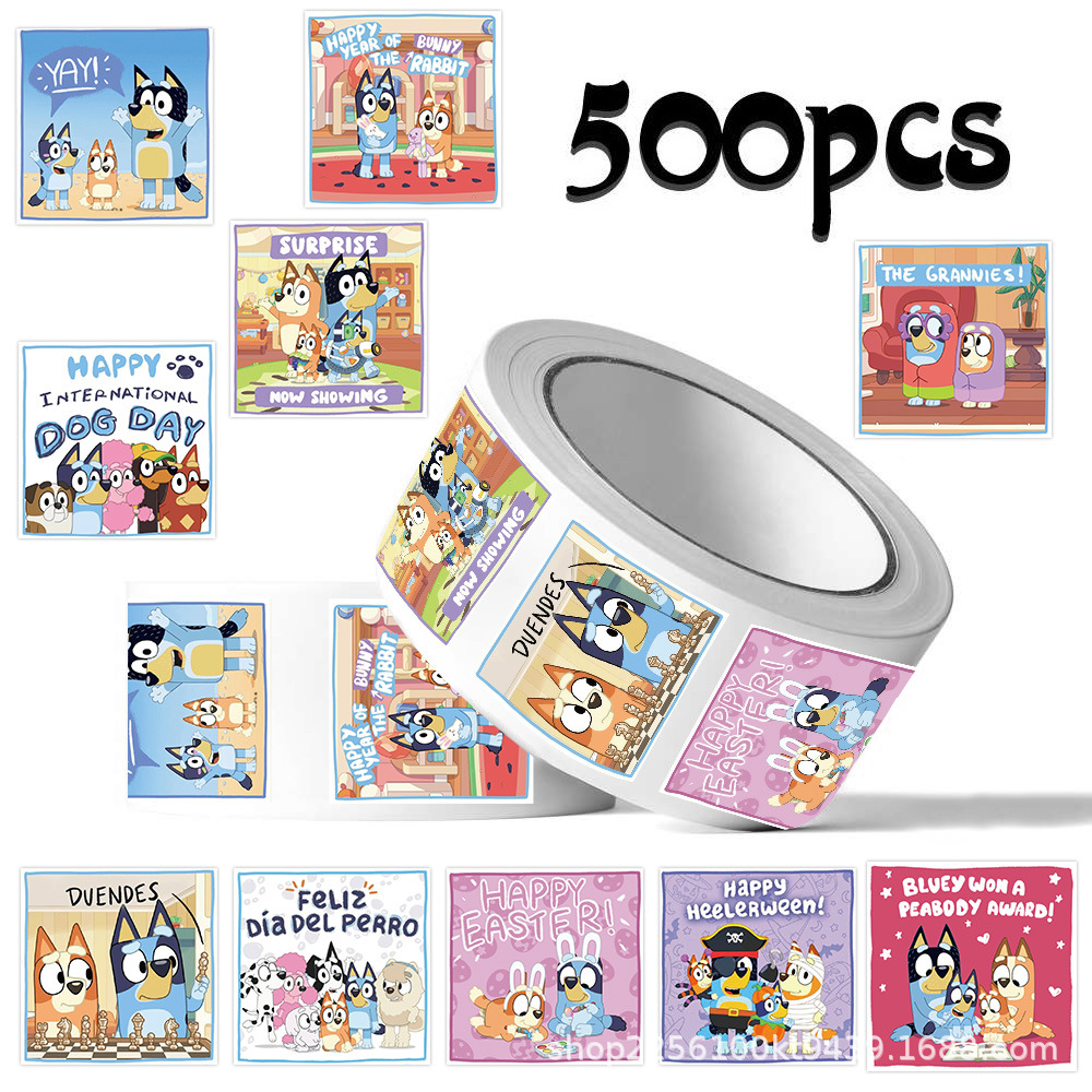 Wholesale 500Pcs/Roll Bluey St - Travel Journal Accessories 评论和价格
