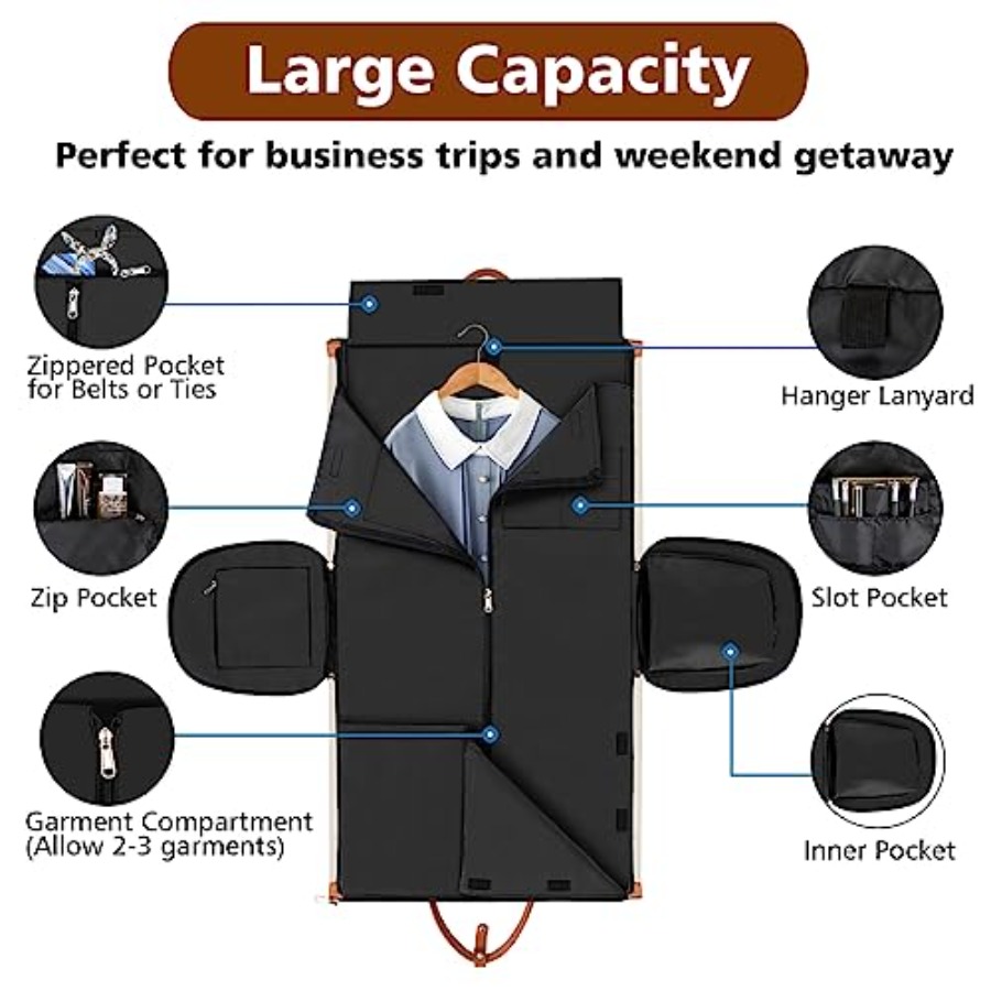 Convertible 2-in-1 Garment Bag - Shoe Bag Travel 评论和价格