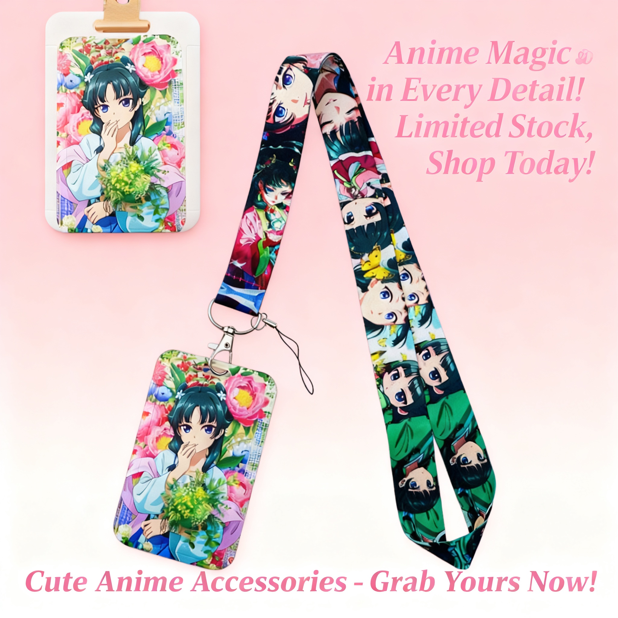 Cute Anime Girl Lanyard Neck S - Travel Accessories Deals 评论和价格